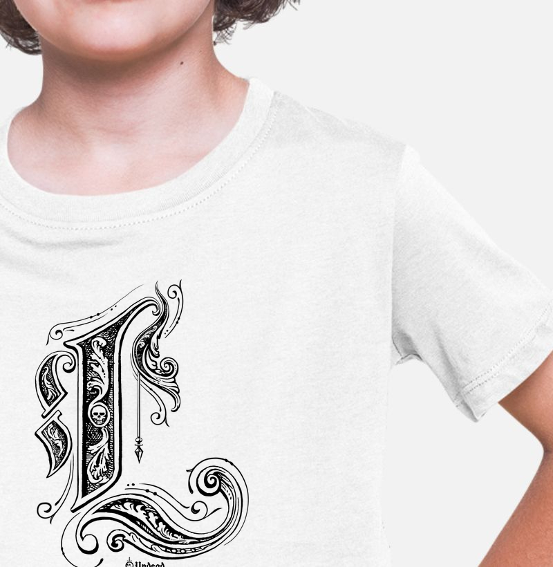 Camiseta Infantil - Letra L