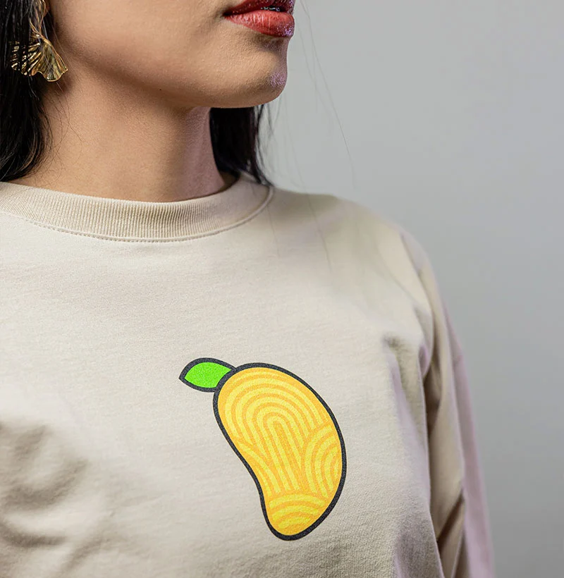 Camiseta Oversized Manga Identidade