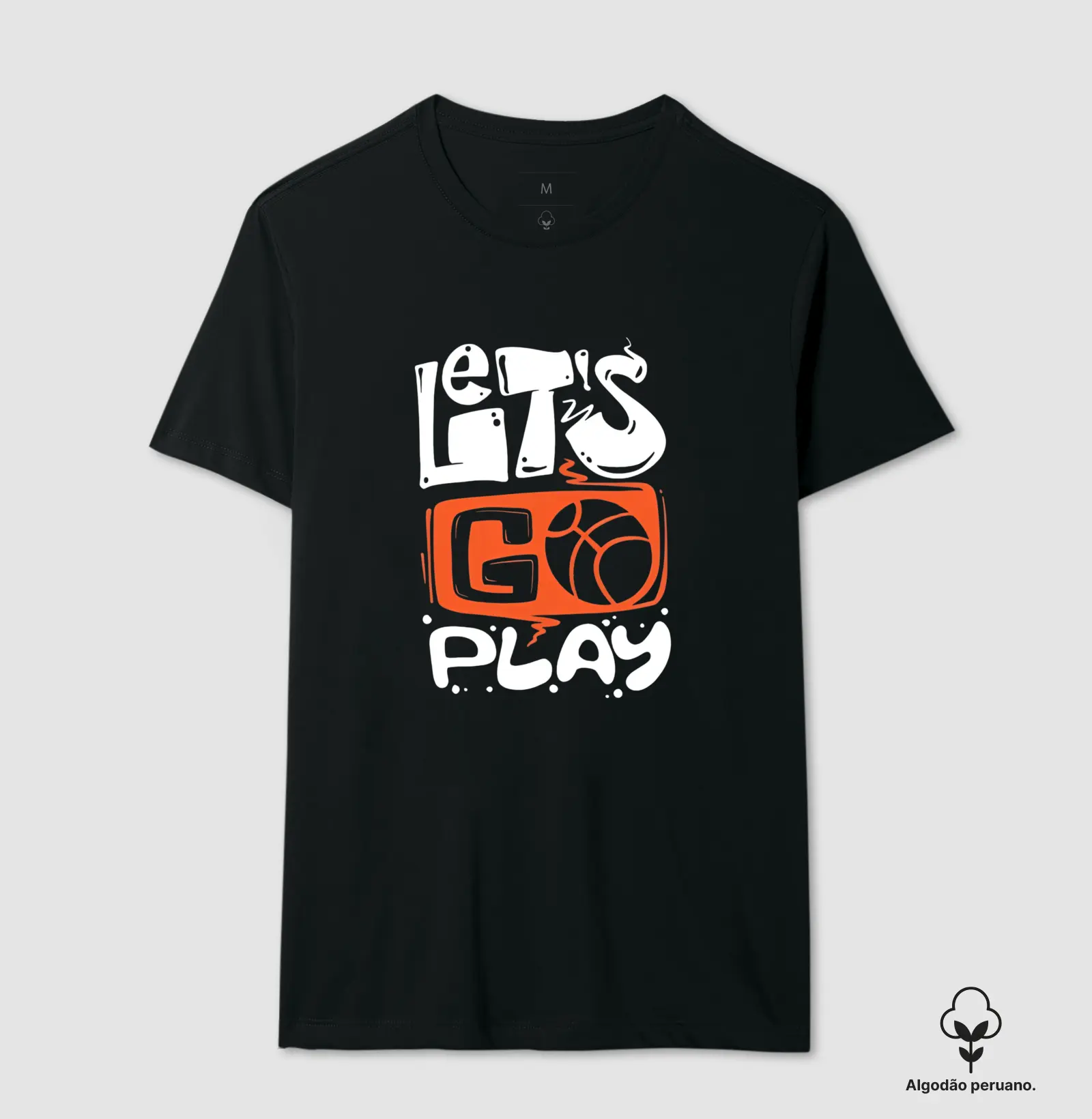Camiseta Premium Let's Go Play Basketball
