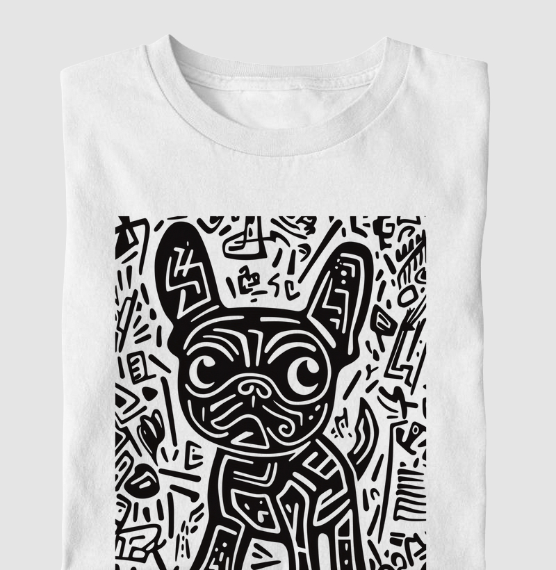Camiseta Bulldog Frances "Minimal"