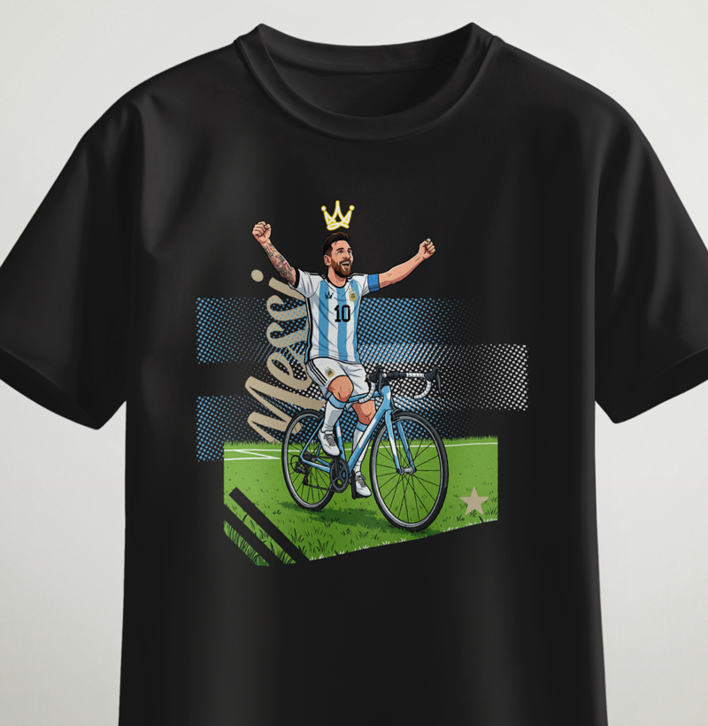 Messi pedalando