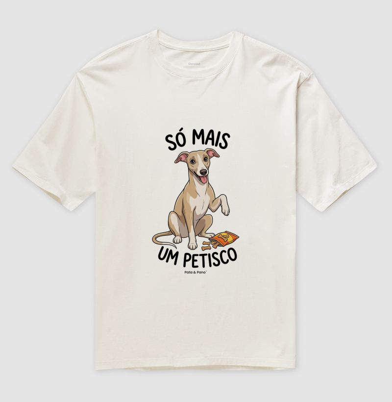 CAMISETA OVERSIZED WHIPPET GALGO PETISCO