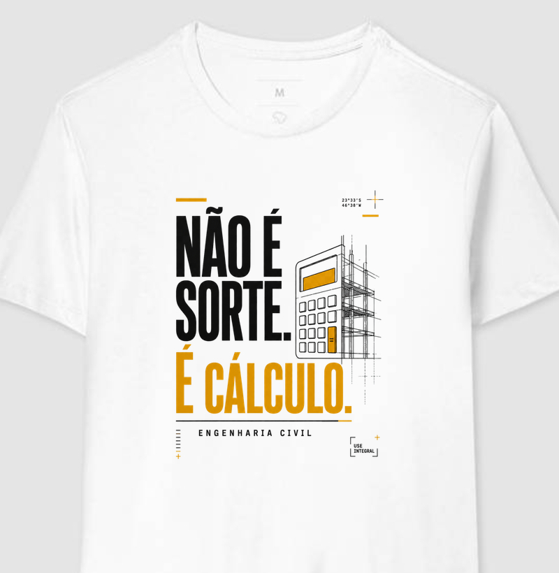 Não é sorte. É cálculo.