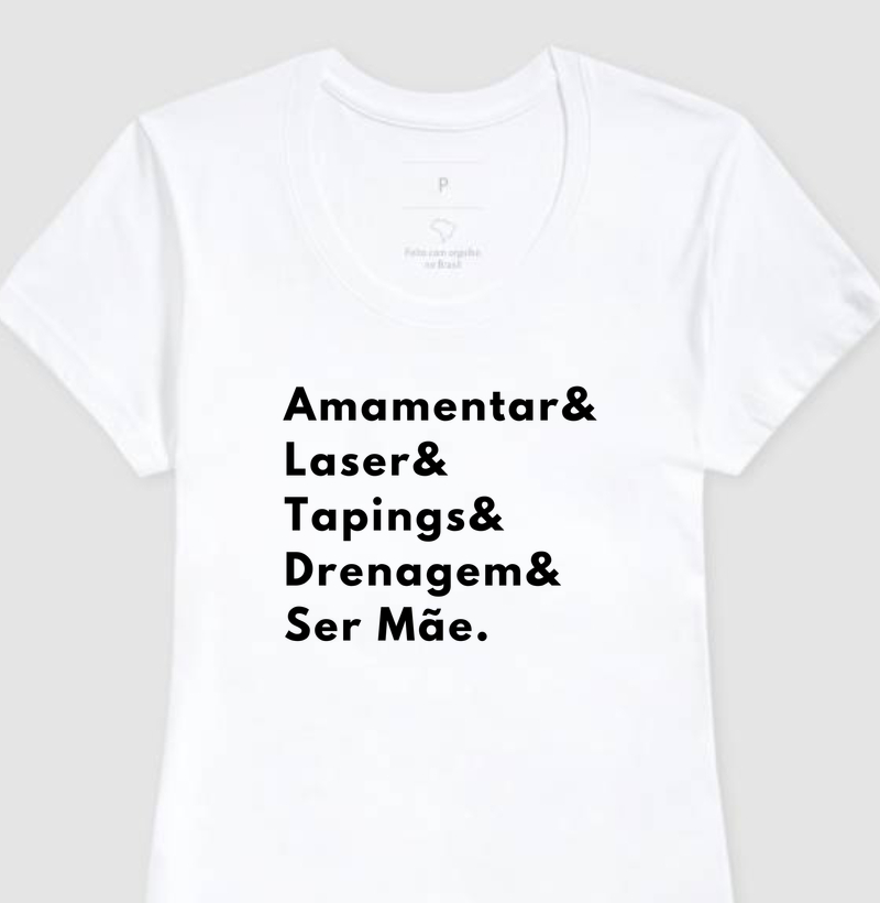 Amamentar, Laser, Tapings, Drenagem e Ser Mãe