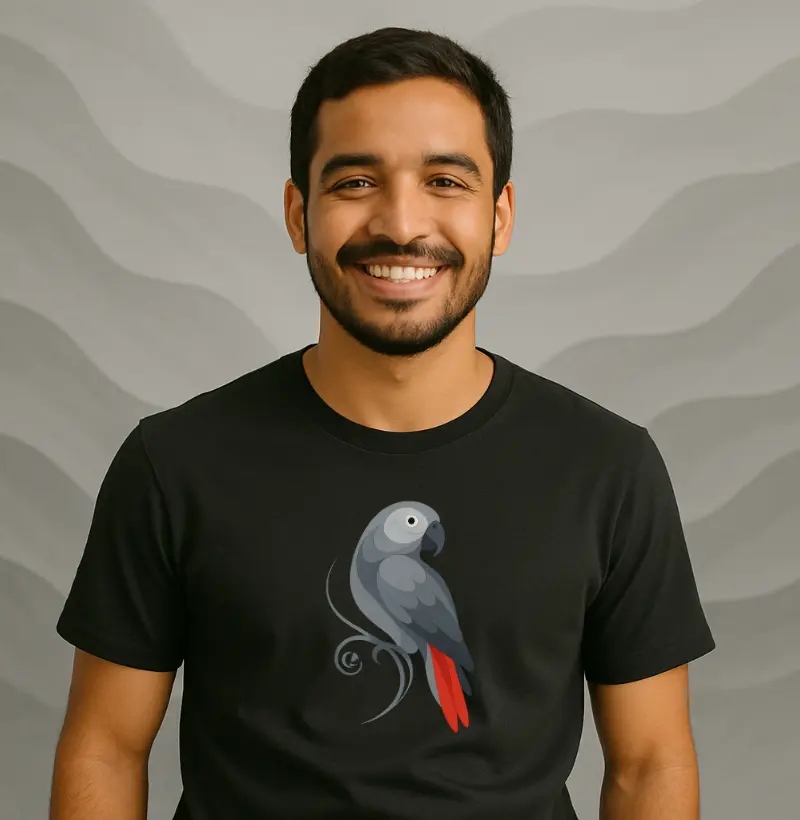 Camiseta Papagaio do Congo - Movimento