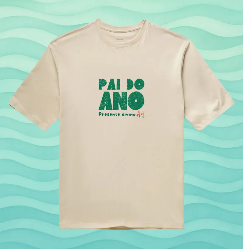 Pai do ano, presente divino. Axé!