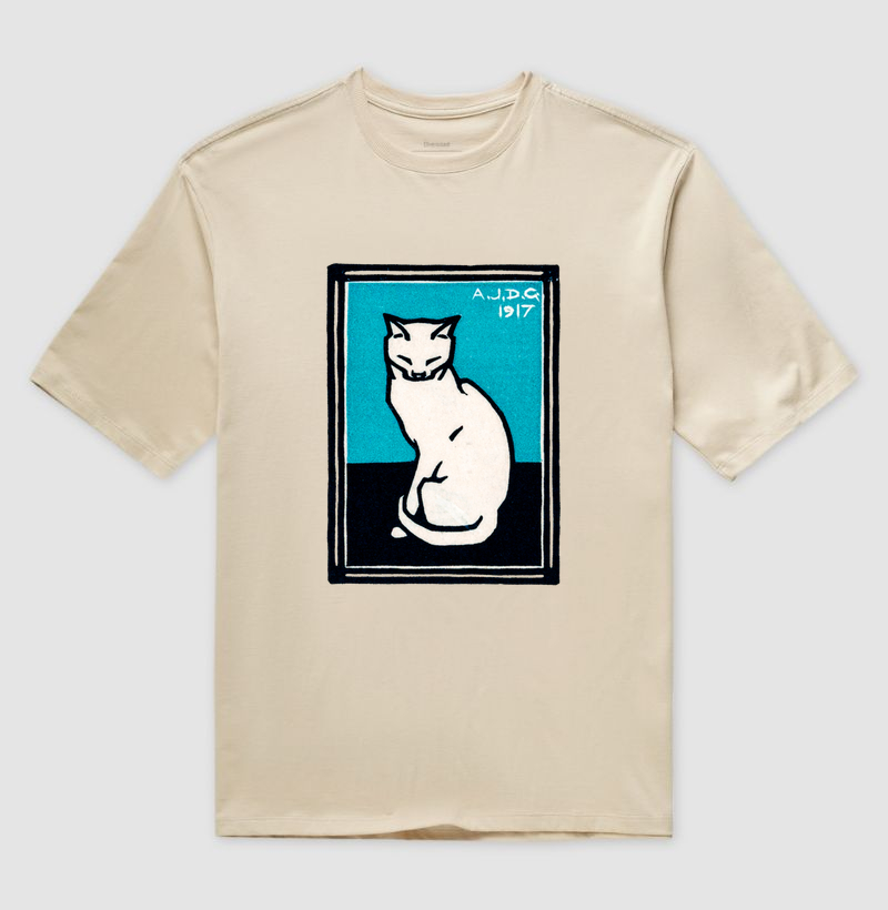 Sitting cat (1917) - Julie de Graag