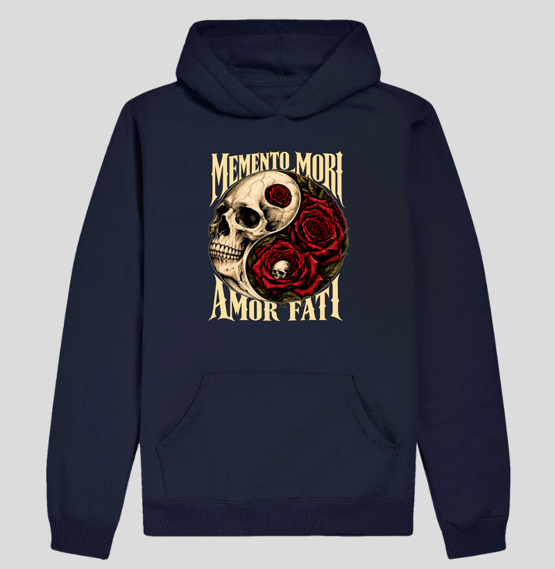 Dualidade — Memento Mori & Amor Fati - Hoodie Moletom
