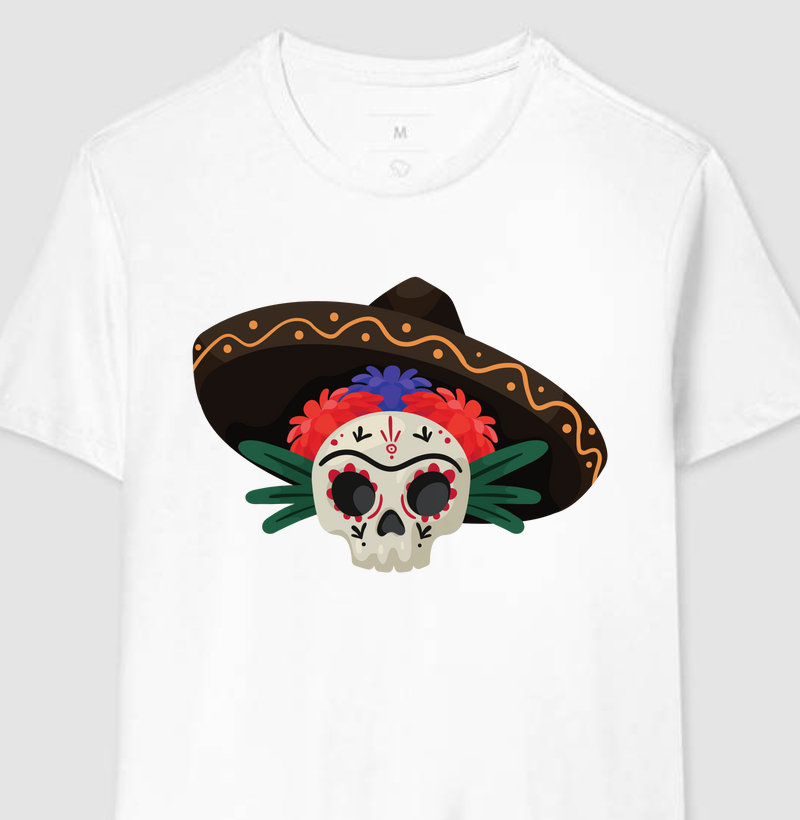 Coleção Caveiras Mexicanas - Chapel mexicano preto