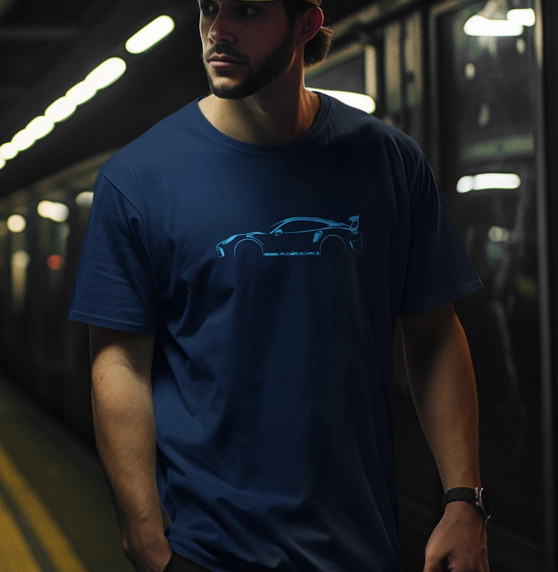 GT3 991 Silhouette Miami Blue