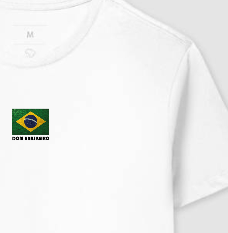 Camiseta DOM BRASILEIRO (masculina e feminina)