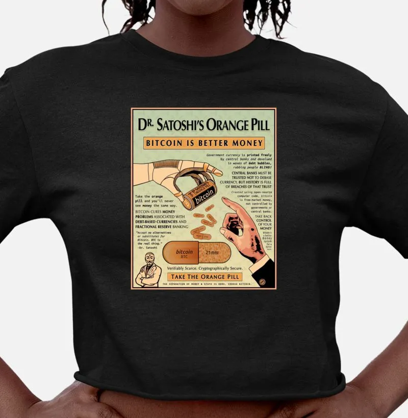 Cropped Satoshi Orange Pill