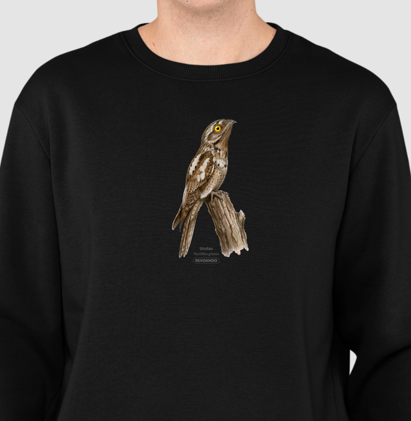 Traços Alados - Urutau II - Moletom