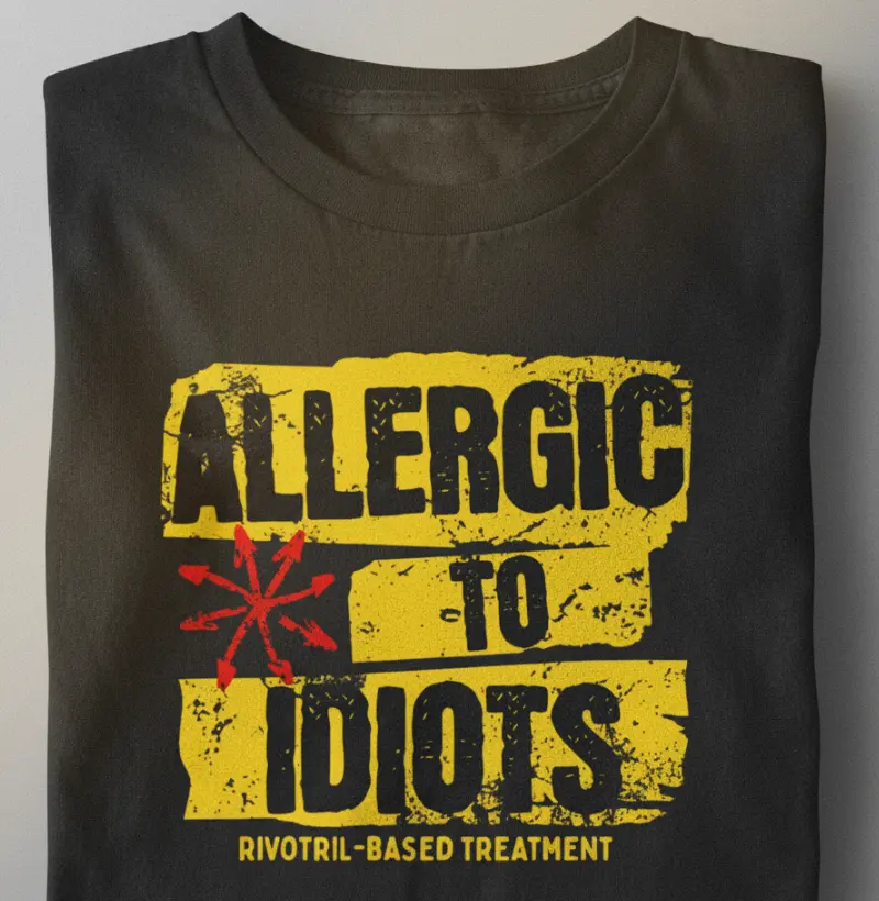 ALLERGIC TO IDIOTS
