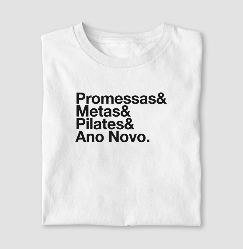 Promessas & Metas & Pilates & Ano Novo.