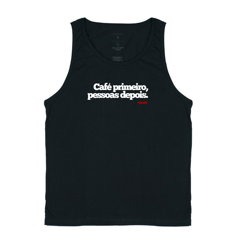 Café primeiro, pessoas depois