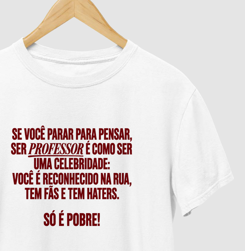 Camiseta Masculina Algodão Celebridade
