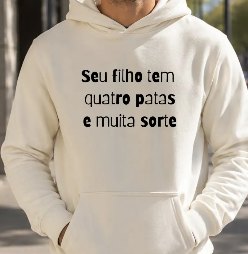 Seu filho tem 4 patas e muita sorte