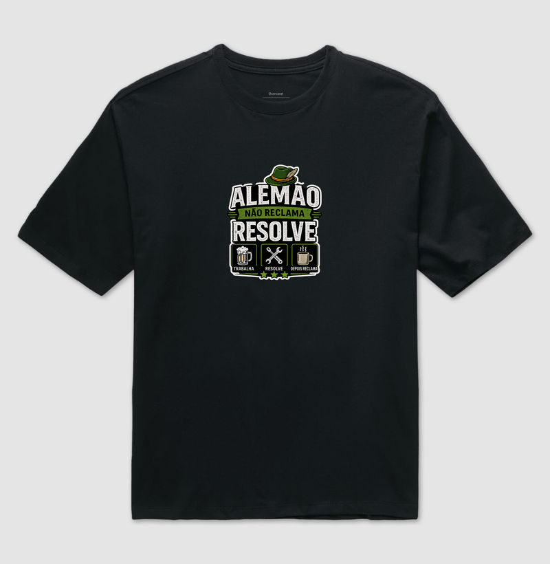 Alemão não reclama, resolve