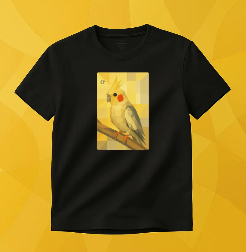 Camiseta Calopsita - Geométrico