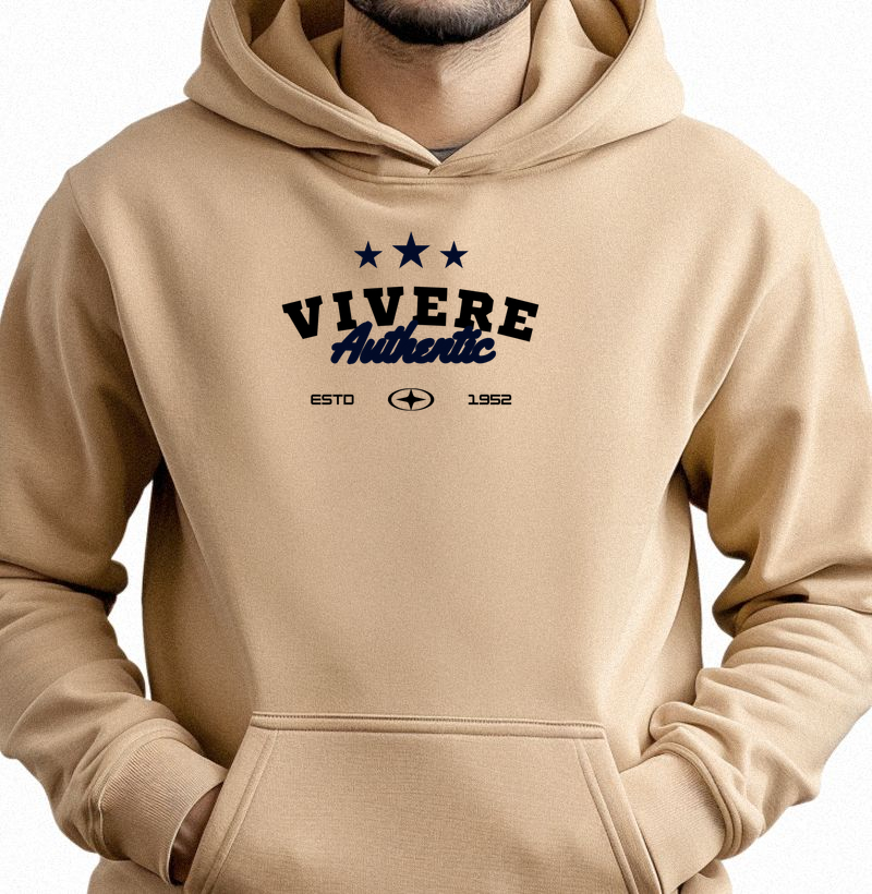 Hoodie moletom unisex Vivere authentic