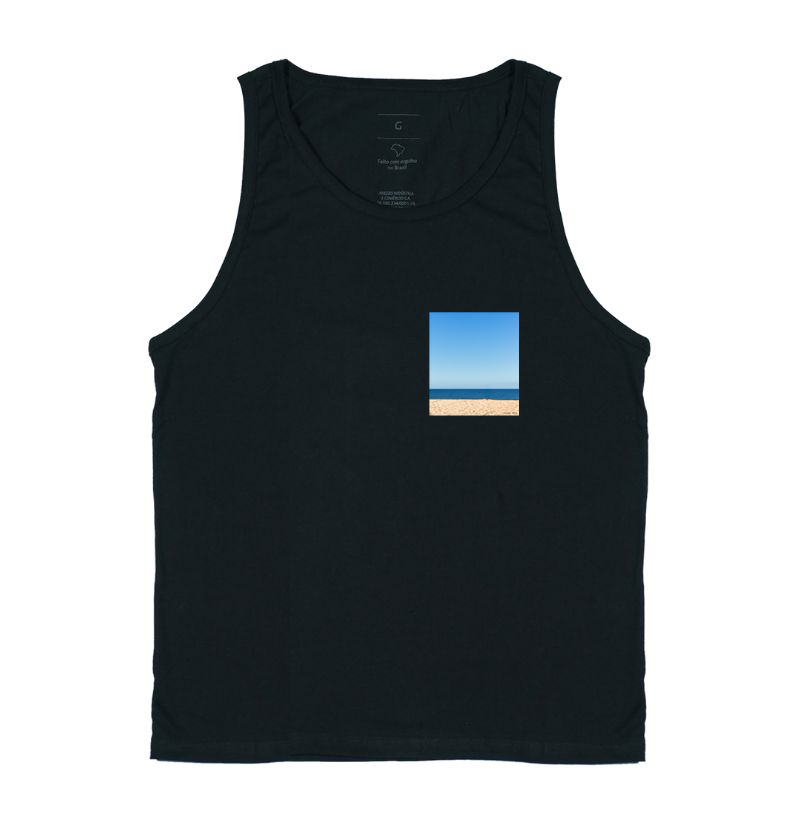 Camiseta Praia Bolso