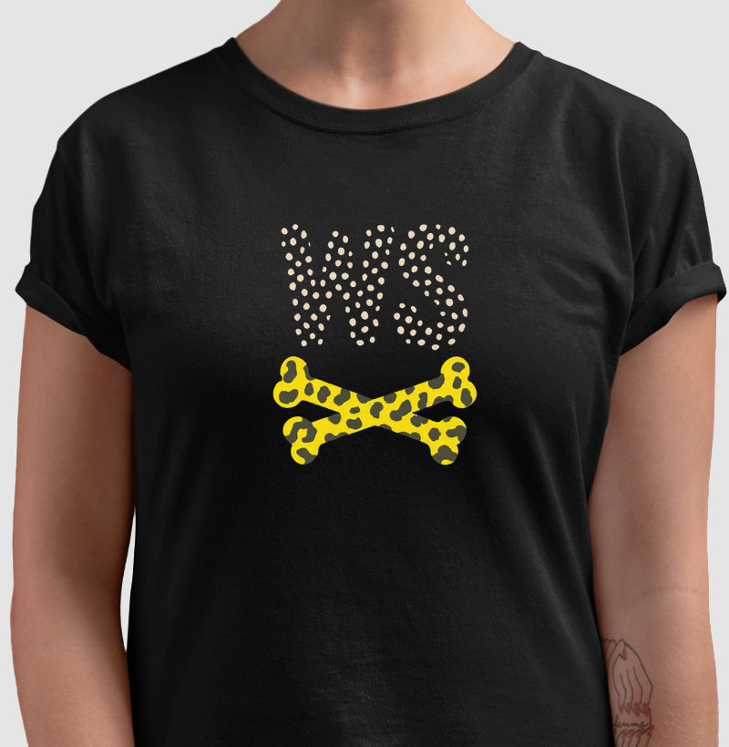Camiseta Wodskull WS Animal Print Logo
