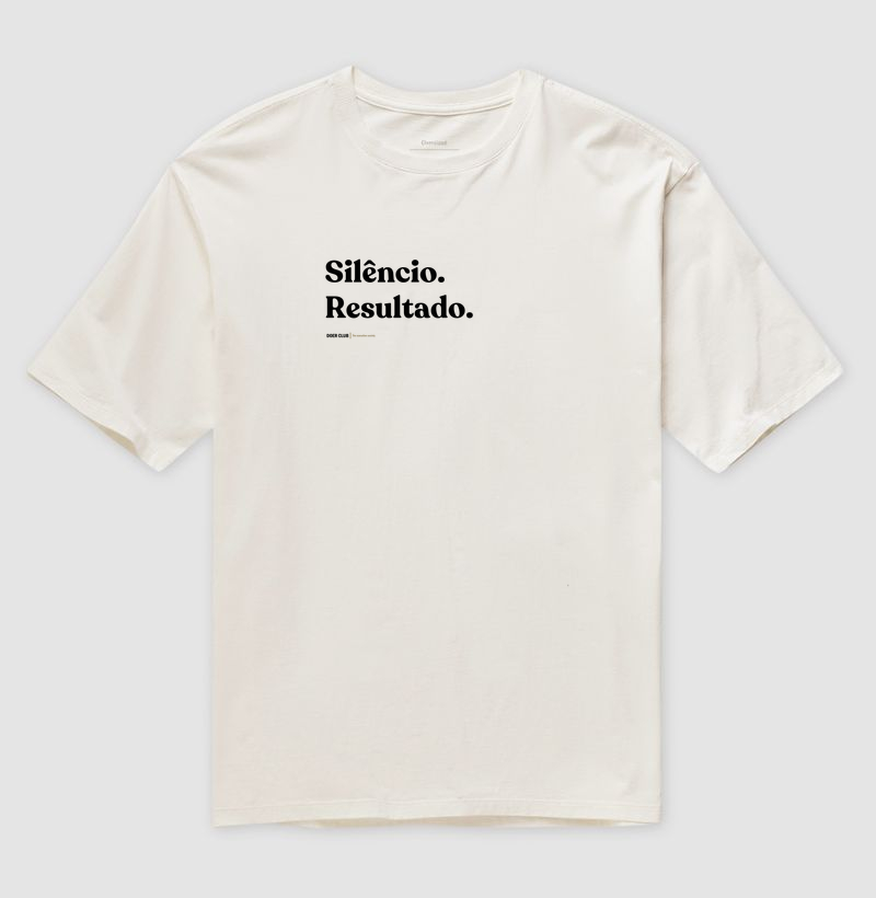 Silêncio. Resultado.