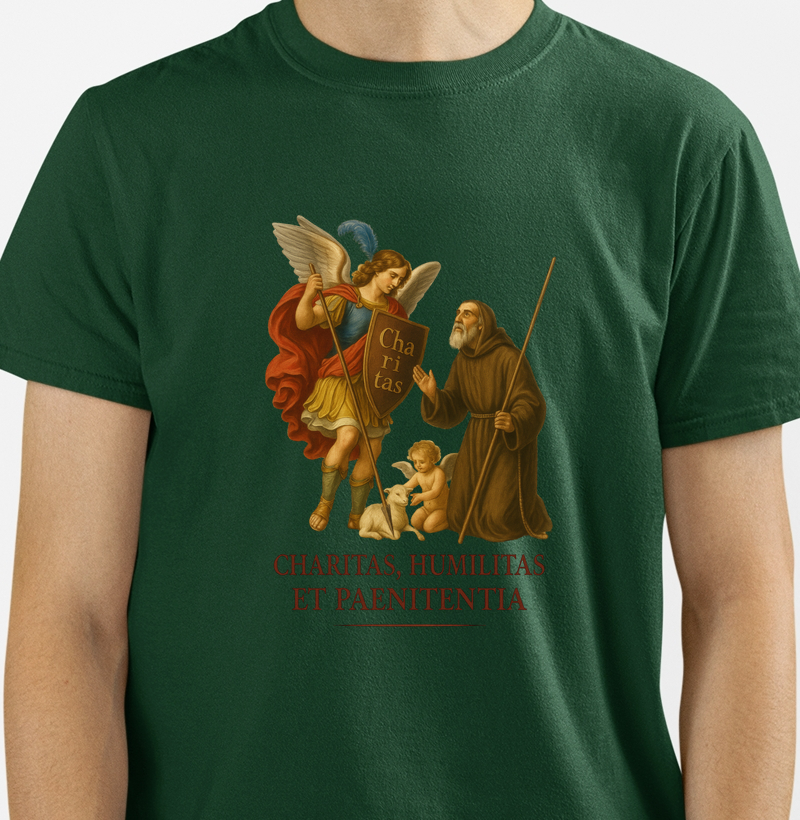 Camiseta Charitas, Humilitas et Paenitentia