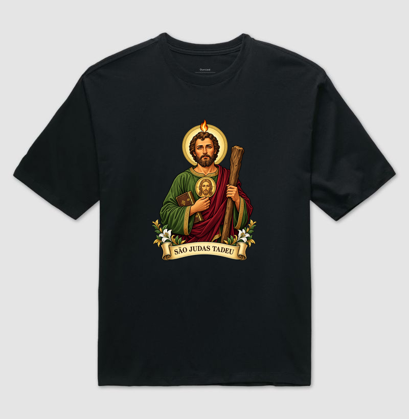 São Judas tadeu - Camiseta Oversized