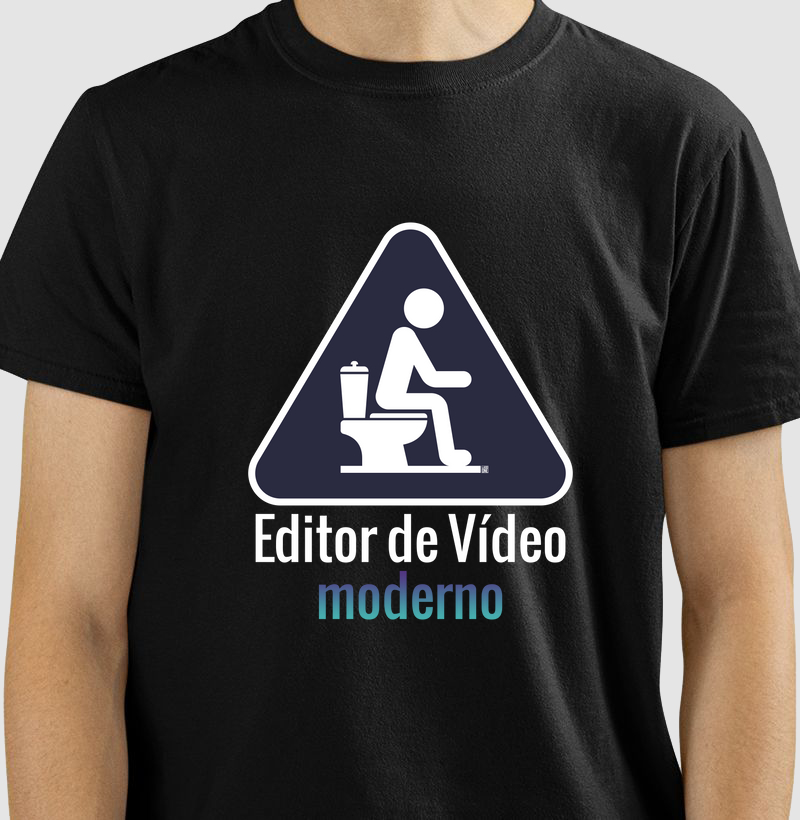 Editores de Videos Modernos - Camiseta