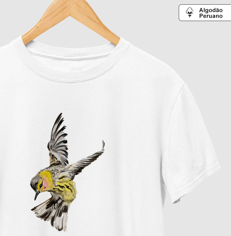 Camiseta Algodão Peruano Beija Flor 