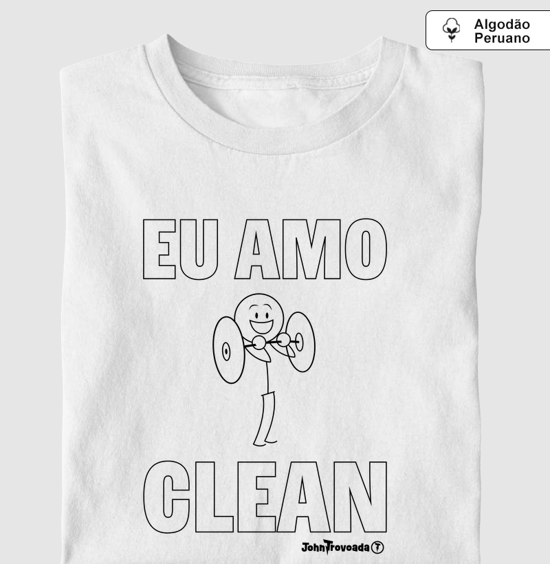 Camiseta Prime Eu Amo Clean 