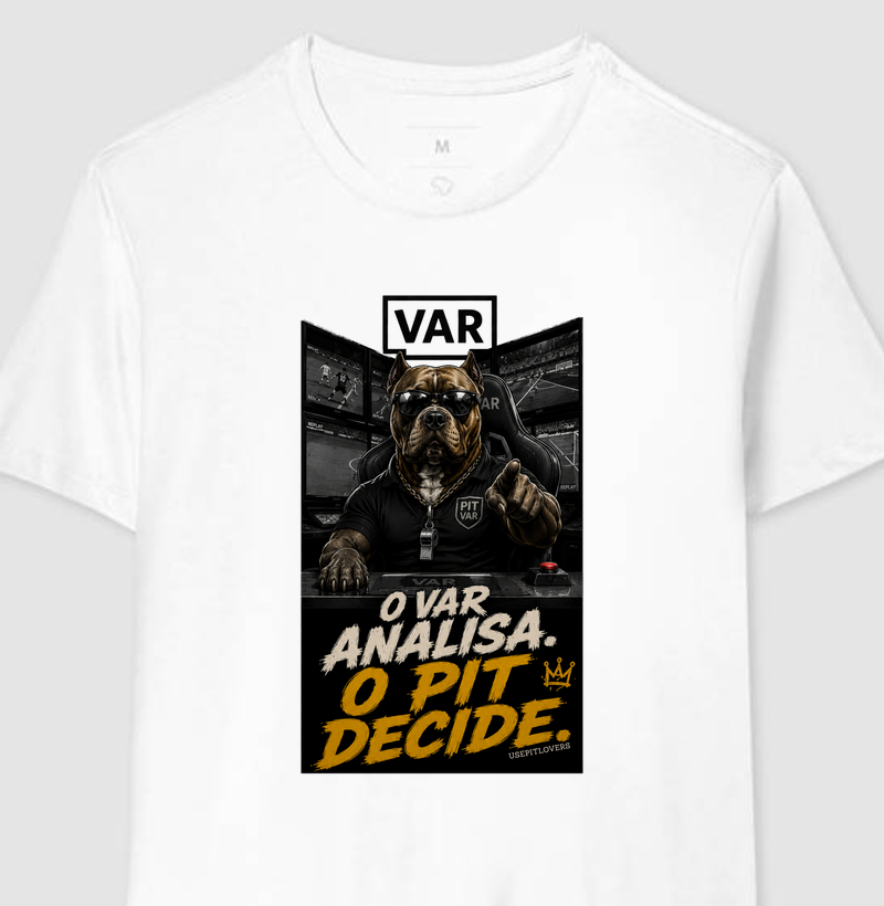 O VAR ANALISA. O PIT DECIDE.