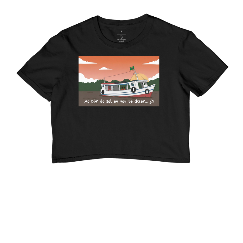 Camiseta “Ao pôr do sol”