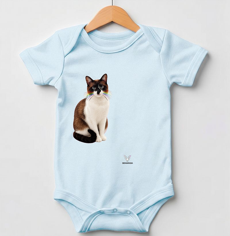 Gato malhado lgbtqiapn+ - Body Infantil