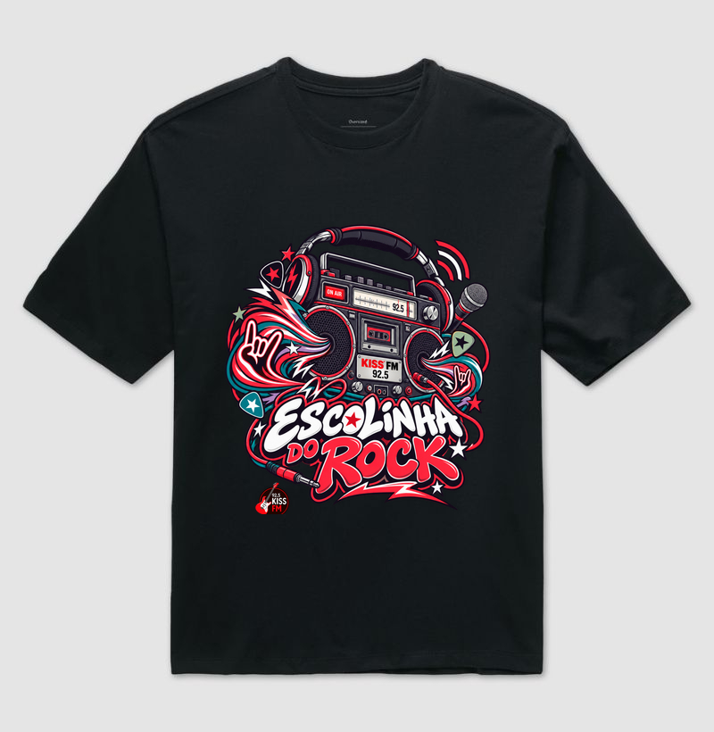 Escolinha do Rock II - Camiseta Oversized