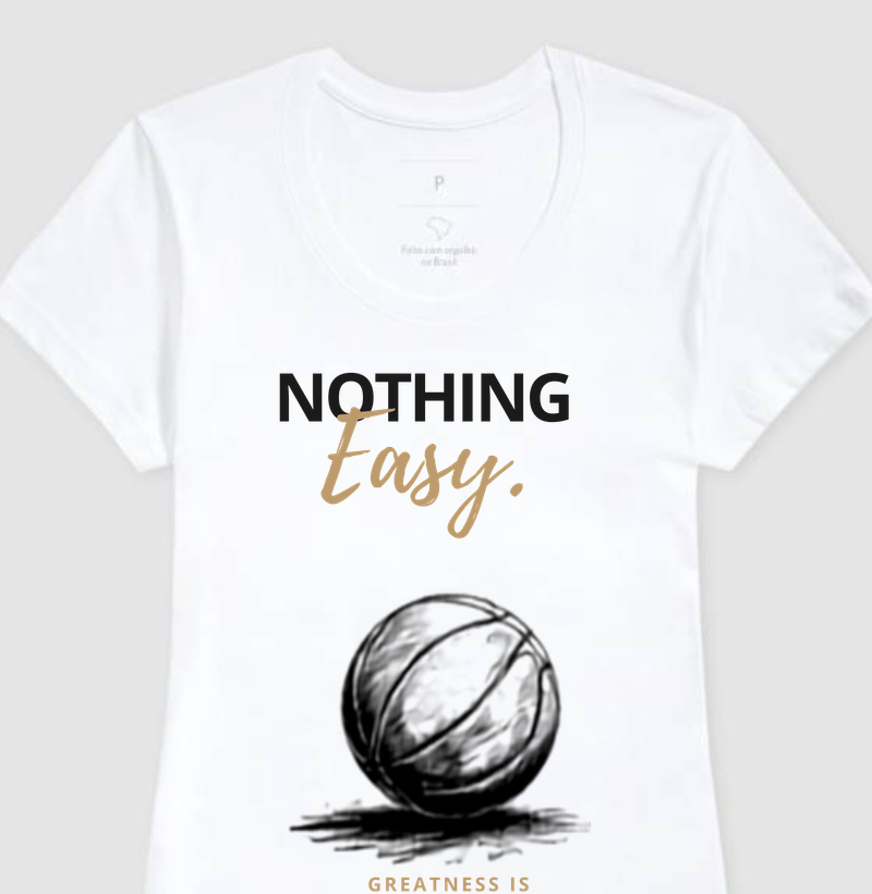Zero Easy Nothing Easy— Feminina — Branca
