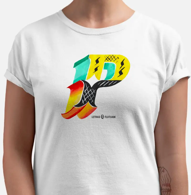 Camiseta Letra P