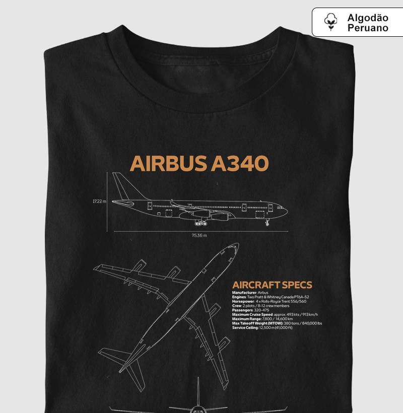 Airbus A340 - Blueprint