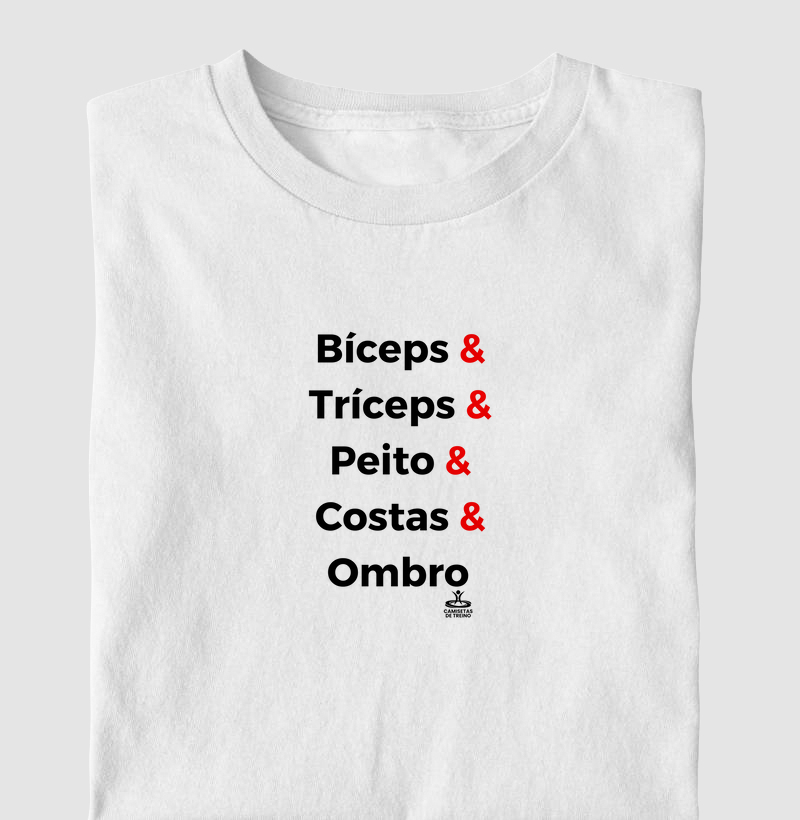 Bíceps & Tríceps & Peito & Costas & Ombro