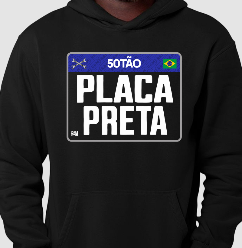 50tão Placa Preta