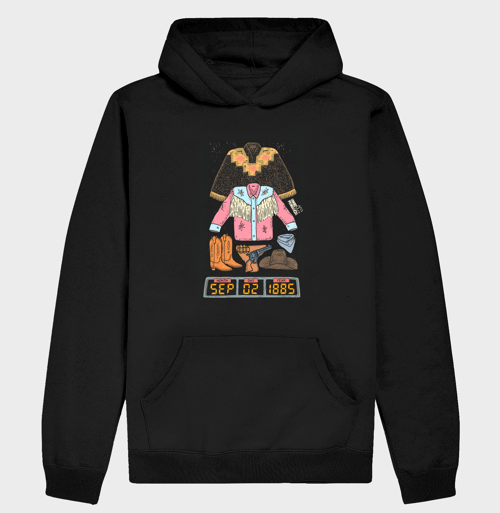 Camiseta Marty 1885 — De Volta para o Futuro III - Hoodie Moletom