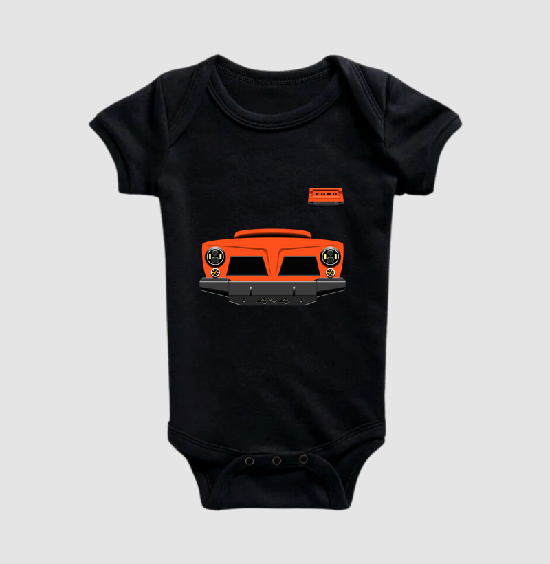 F75 Frente e mini Traseira - Body Infantil