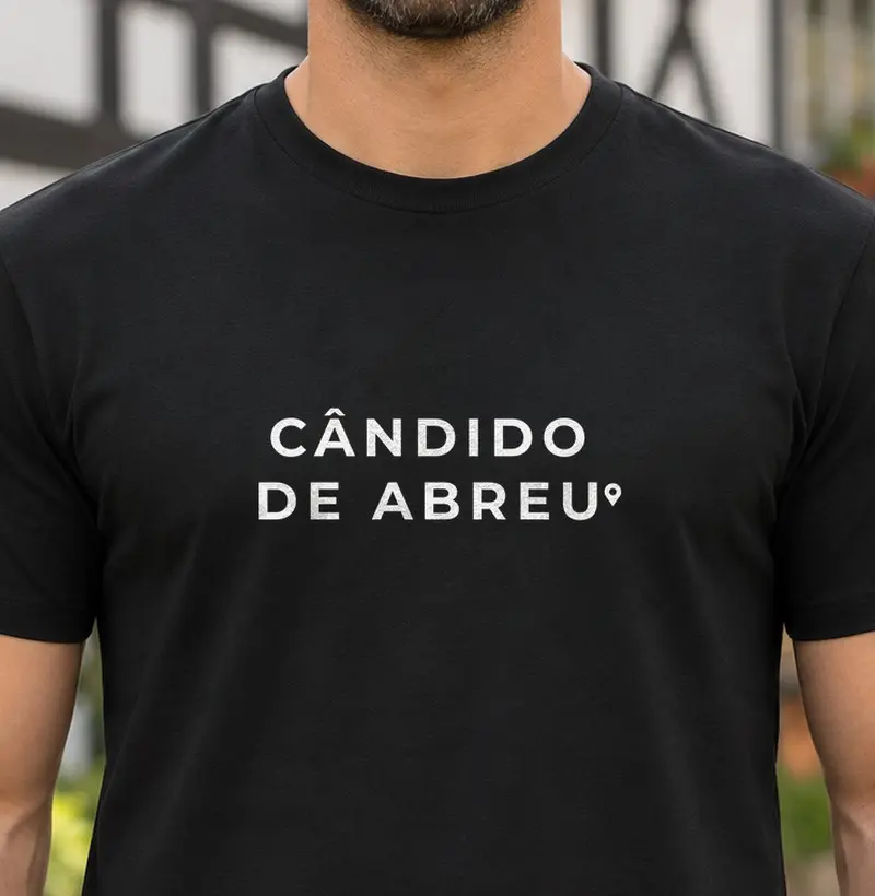 Cândido de Abreu | Pin PR - Camiseta