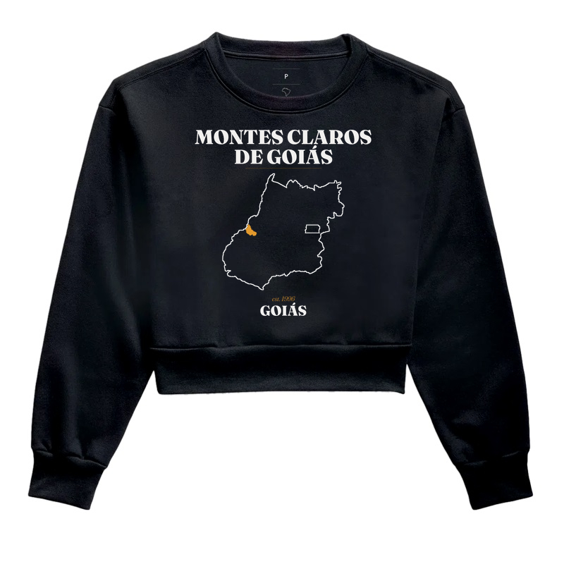 Montes Claros de Goiás | Legado GO - Cropped Moletom