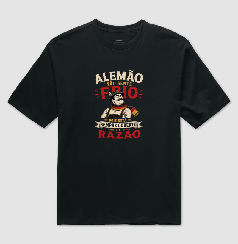 Coberto de Razão - Camiseta Oversized