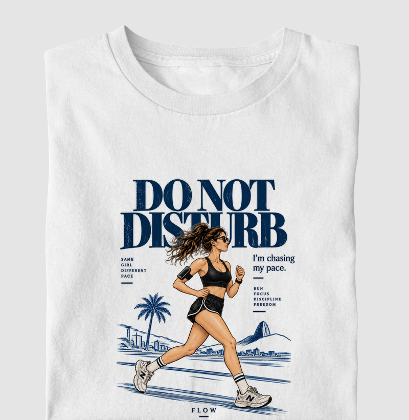 Camiseta Corrida - Do Not Disturb