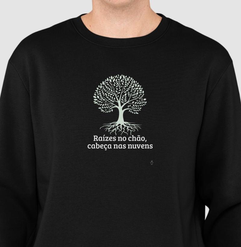 Raízes no chão, cabeça nas nuvens