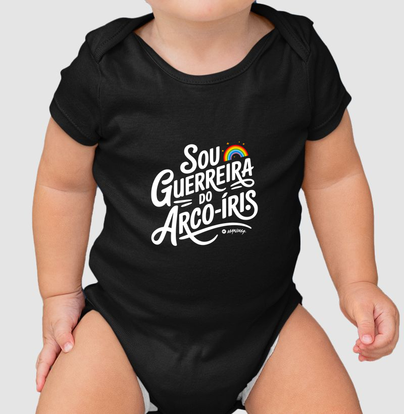 Sou Guerreira do Arco-Íris Minimalista